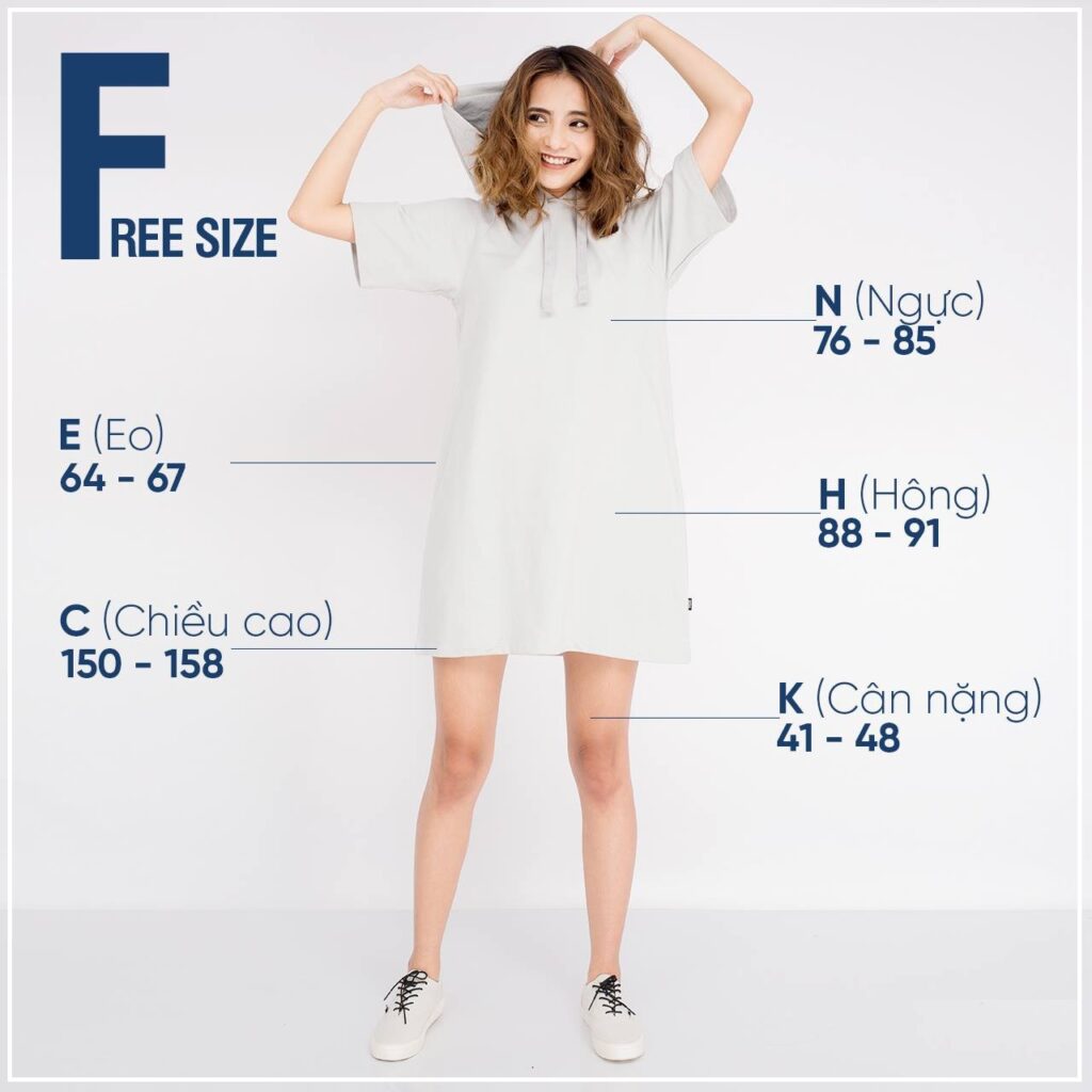 Phân biệt freesize, oversize và big size